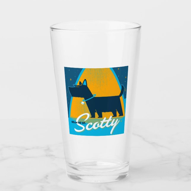 Beam Me Up Scotty Glass (Front)