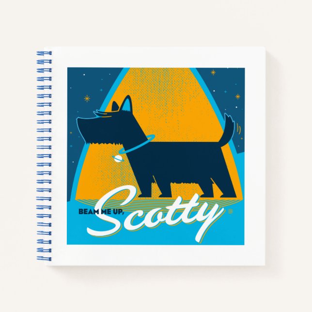 Beam Me Up Scotty Notebook (Front)
