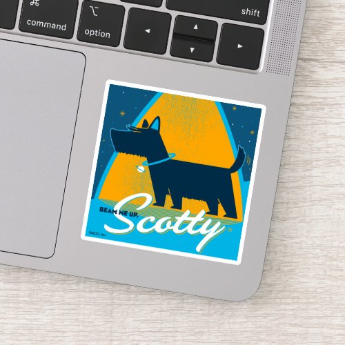 Beam Me Up Scotty Sticker