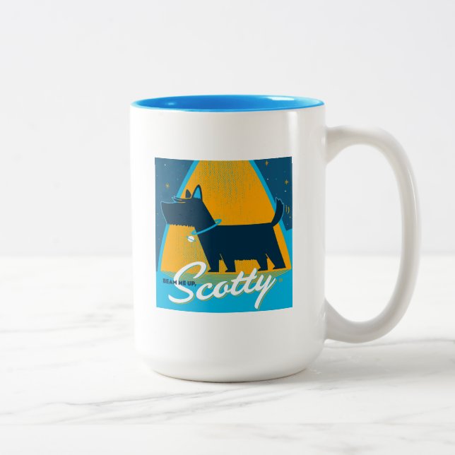 Beam Me Up Scotty Two-Tone Coffee Mug (Right)