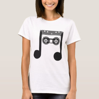 Beam Notes Beamed Eighth Music Cassette classic T-Shirt
