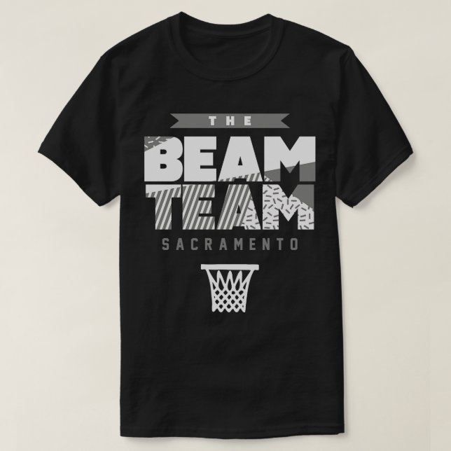 Beam Team Sacramento Basketball T-Shirt (Design Front)