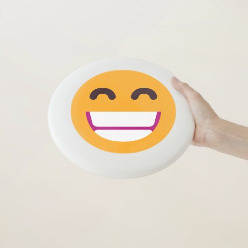 Beaming Face Smiling Eyes Cute Custom Colors Emoji Wham_O Frisbee