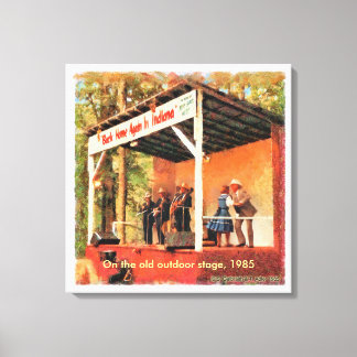 Bean Blossom Canvas, 1985 Canvas Print