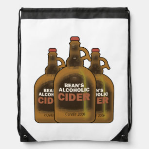 Bean Cider Drawstring Bag