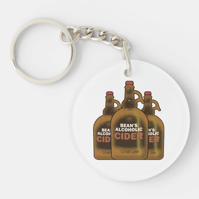 Bean Cider Keychain (Front)