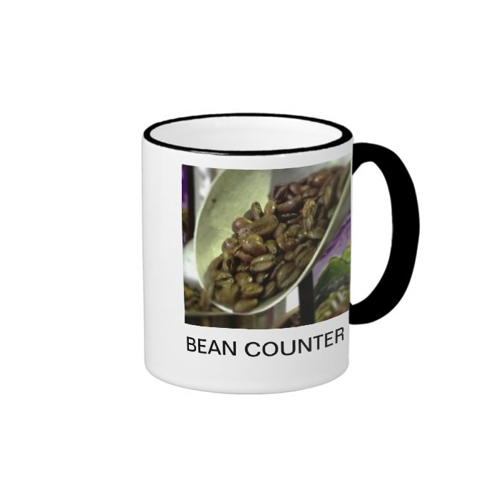 BEAN COUNTER 2 CUP COFFEE MUGS