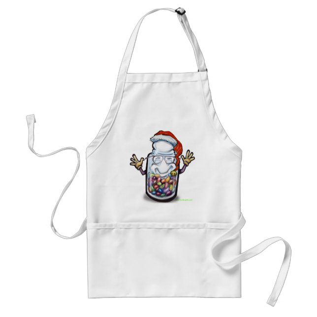 Bean Counters Christmas Adult Apron (Front)