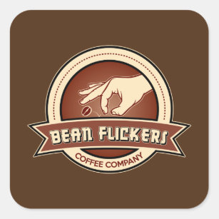 Bean Flickers Coffee Company Square Sticker
