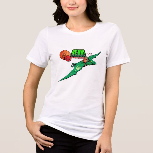 BEAN! Flier Women's T-Shirt Tri-Blend Shirt (Front)