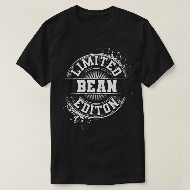BEAN Funny Surname Family Tree Birthday Reunion Gi T-Shirt (Design Front)