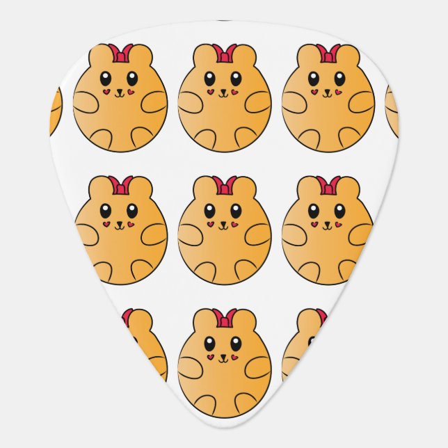 Bean Guitar Pick (Front)
