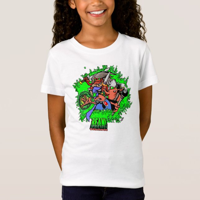 BEAN! Heroes Girl's T-Shirt (Front)
