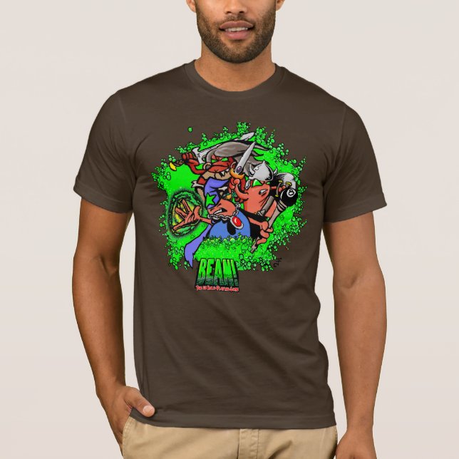 BEAN! Heroes Men's    T-Shirt (Front)