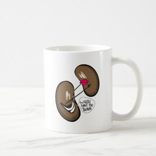bean love pun coffee mug