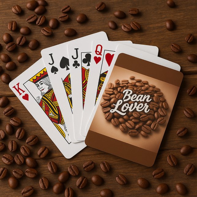 Bean Lover Coffee Beans Aesthetic Poker Cards (Creator Uploaded)