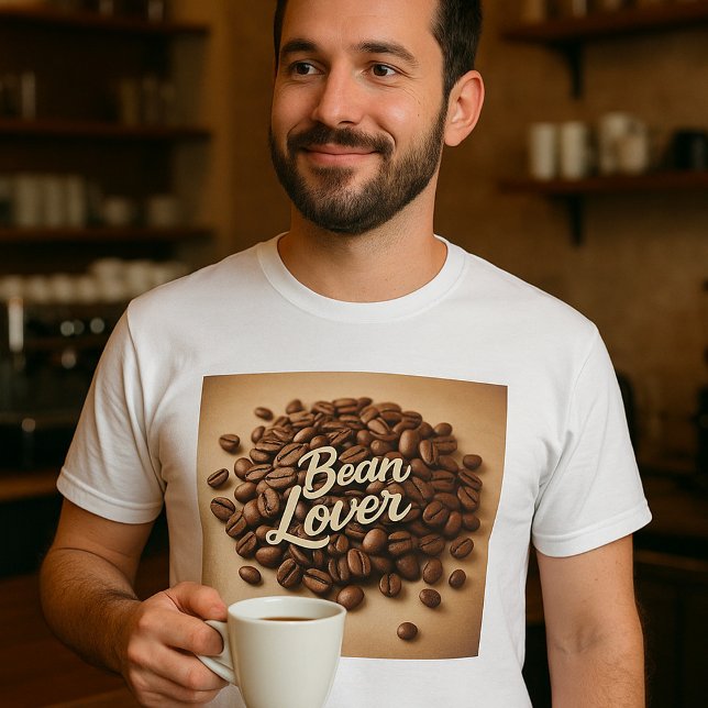 Bean Lover Coffee Beans Aesthetic T-Shirt (Creator Uploaded)
