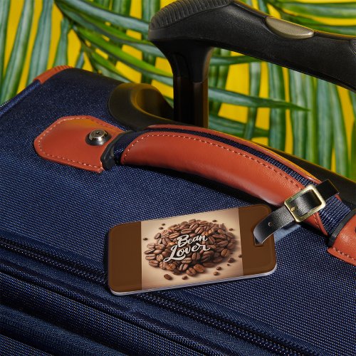 Bean Lover Coffee Beans Luggage Tag