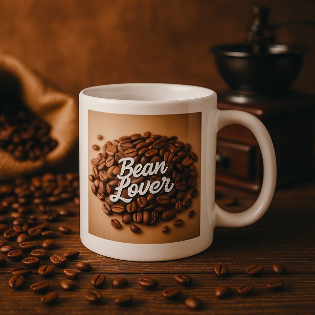 Bean Lover Coffee Beans Mug (Creator Uploaded)