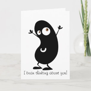 Bean missing you card
