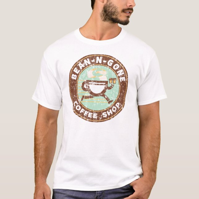 Bean N Gone Coffee Shop T-Shirt (Front)