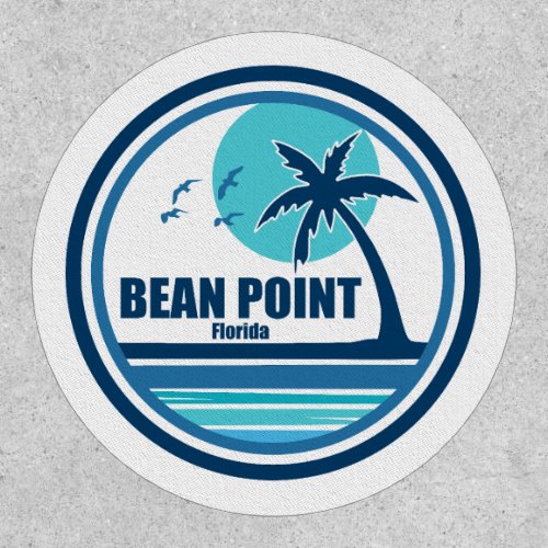 Bean Point Beach Florida Palm Tree Birds Patch