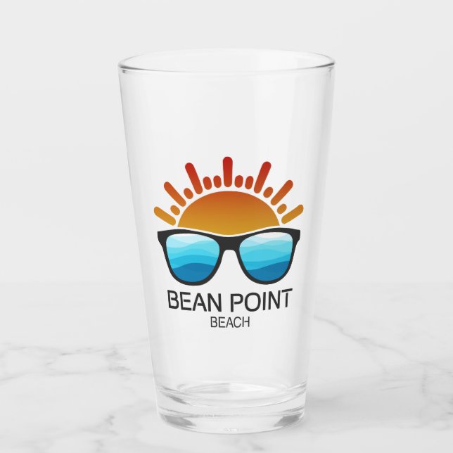 Bean Point Beach Florida Sunglasses Glass (Front)