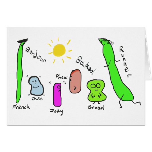 Bean Puns Cards (Front Horizontal)