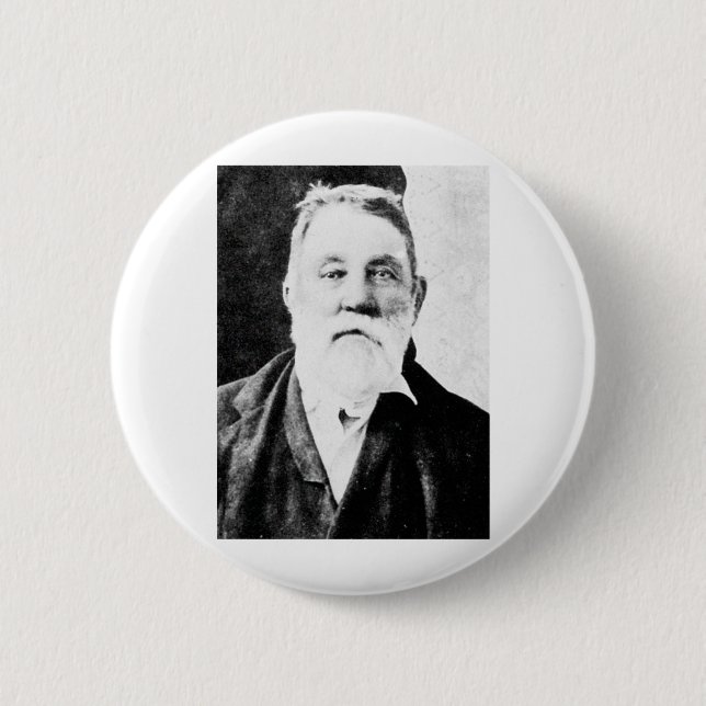 Bean ~ Roy - Western Hanging Judge Button (Front)