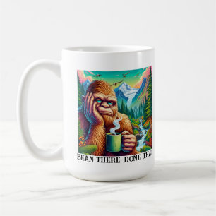Bean There, Done That - Funny Bigfoot Design Coffee Mug
