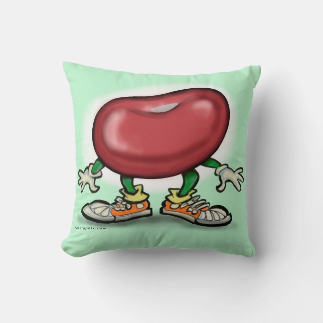 Bean Throw Pillow (Front)