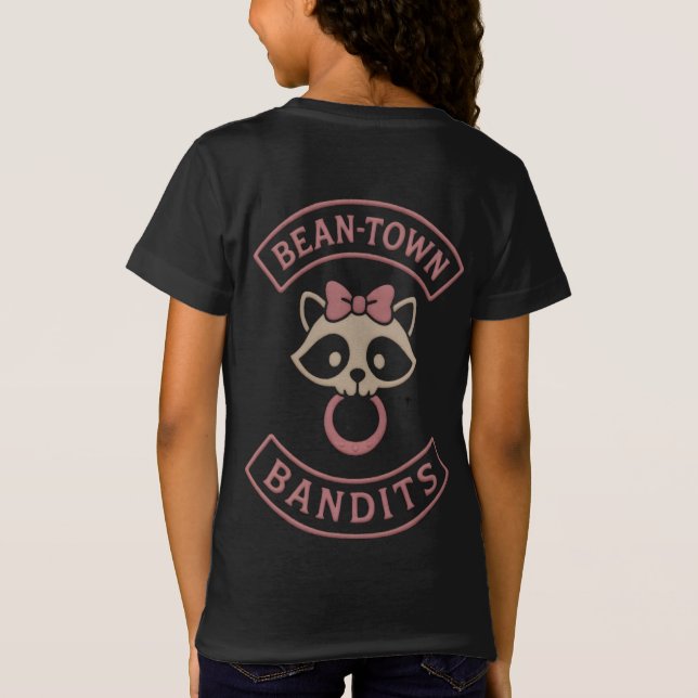 Bean-Town Bandits Youth T-shirt - Pink (Back)