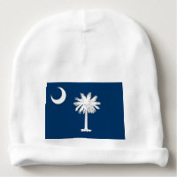 Beanie Baby Hat with flag of South Carolina