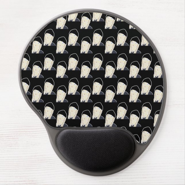 beanie boy pattern gel mouse pad (Front)
