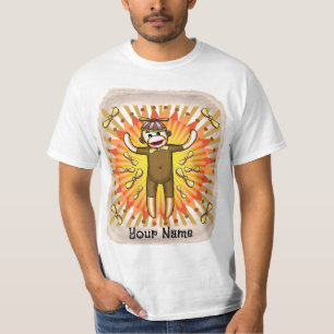 Beanie Sock Monkey  t-Shirt