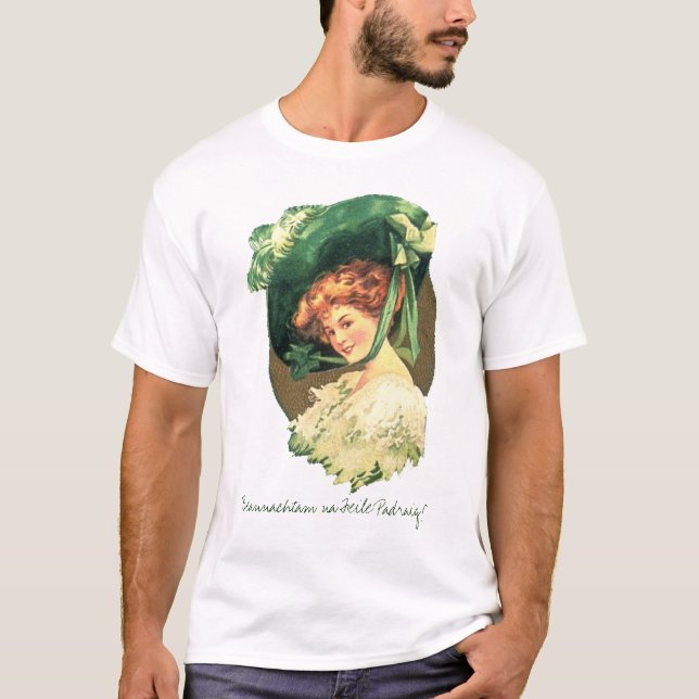 'Beannachtam na Feile Padraig!' T-Shirt (Front)