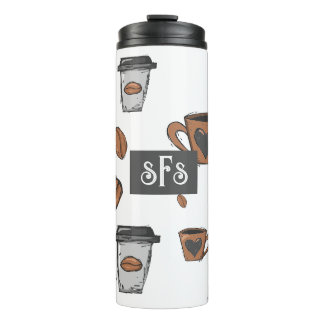 Beans and Me Monogrammed Tumber Thermal Tumbler