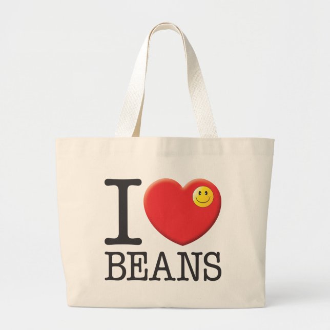 Beans, Eat Large Tote Bag (Front)