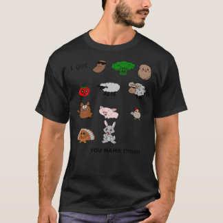 Beans, greens, potatoes, tomatoes T-Shirt