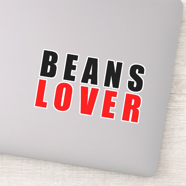 Beans lover, I love beans Sticker (Detail)