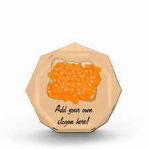 Beans on Toasted Bread graphic - Add own text