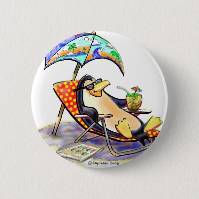 beaoh penguin button (Front)