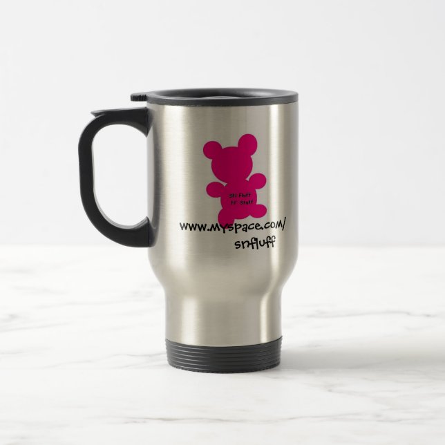 bear3, www.myspace.com/        snfluff, STUFF IT! Travel Mug (Left)