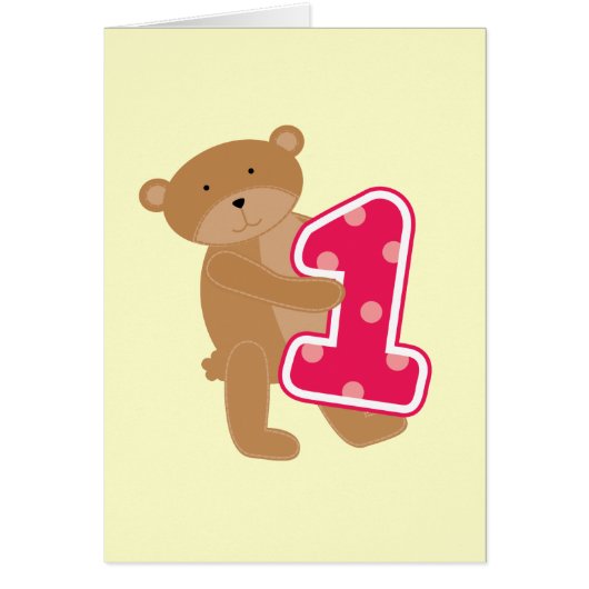 Bear 1st Birthday T-shirts and Gifts (Front)