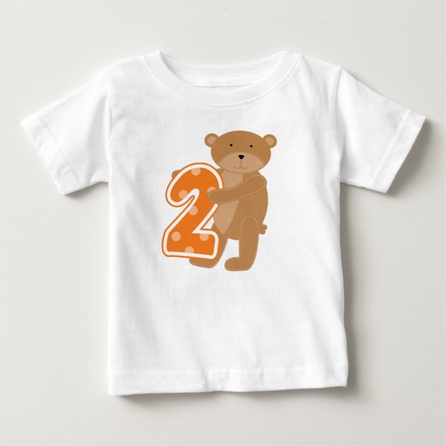Bear 2nd Birthday T shirts and Gifts (Front)