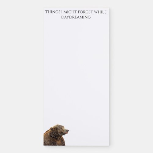 Bear 821 Magnetic Notepad