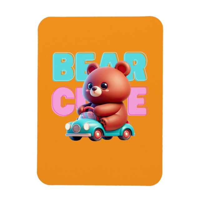 Bear Adventure Magnet (Vertical)
