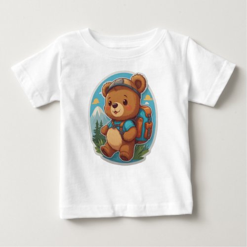 Bear Adventures Where Every Journey Begins Baby T_Shirt