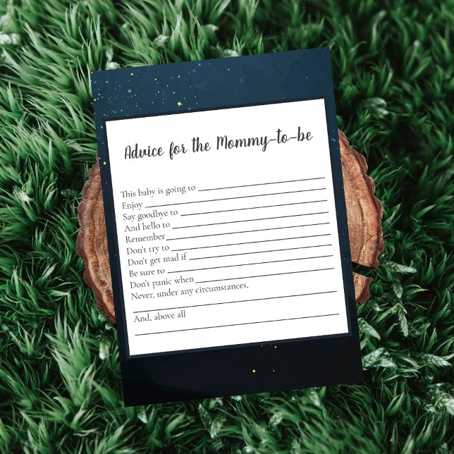 Bear Advice For Mommy-To-Be Baby Shower Game Invitation (Creator Uploaded)