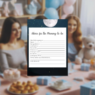 Bear Advice For Mommy-To-Be Baby Shower Game Invitation